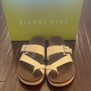 Gianni Bini Cream Sandals